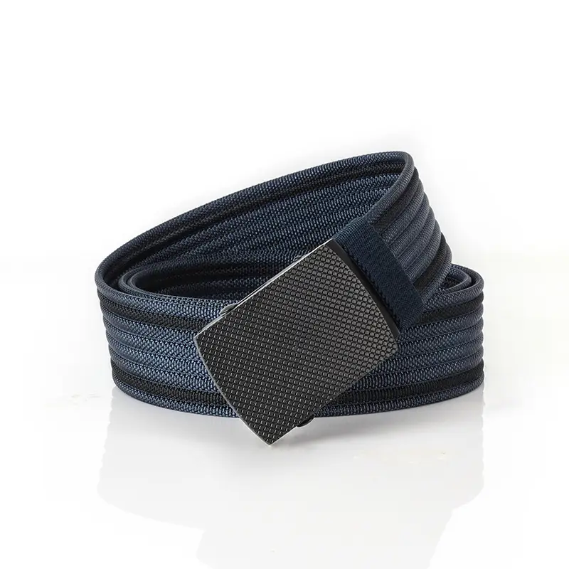 Men's 2018 Casual Nylon Belt Blue Multi-color - Image 6