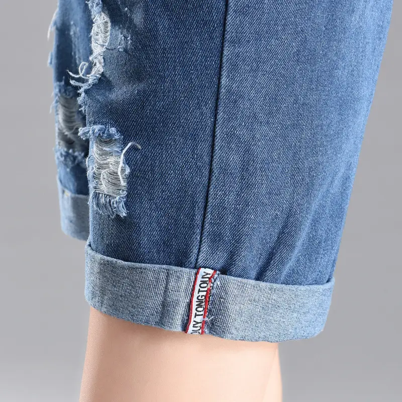 Women Elastic Waist Shorts 2024 Summer Loose Slimming - Image 7