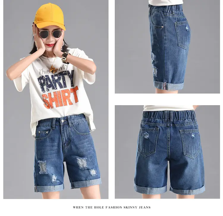Women Elastic Waist Shorts 2024 Summer Loose Slimming — feature 16