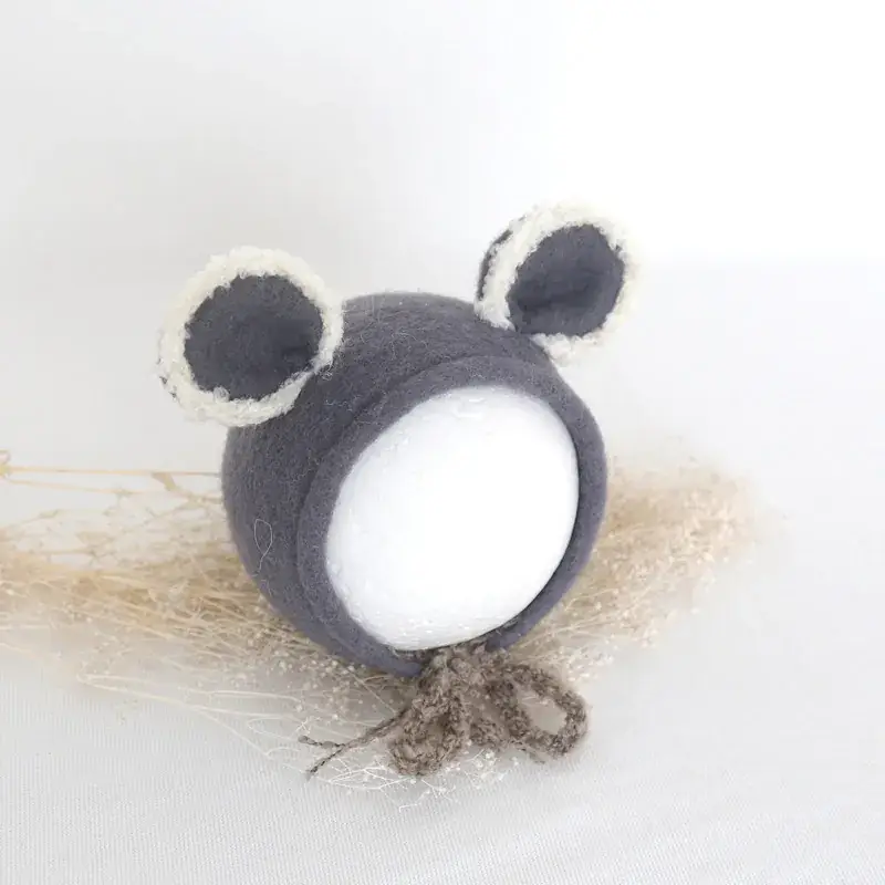 Pink Mouse Hat for Baby Photography Studio - Image 5