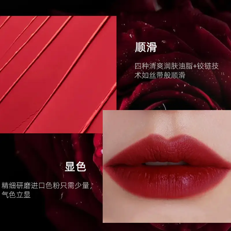 Matte Matte Lipstick Student Party Not Easy to Stain Lip Glaze Set Bright Moisturizing Nude Lipstick Customization - Image 14