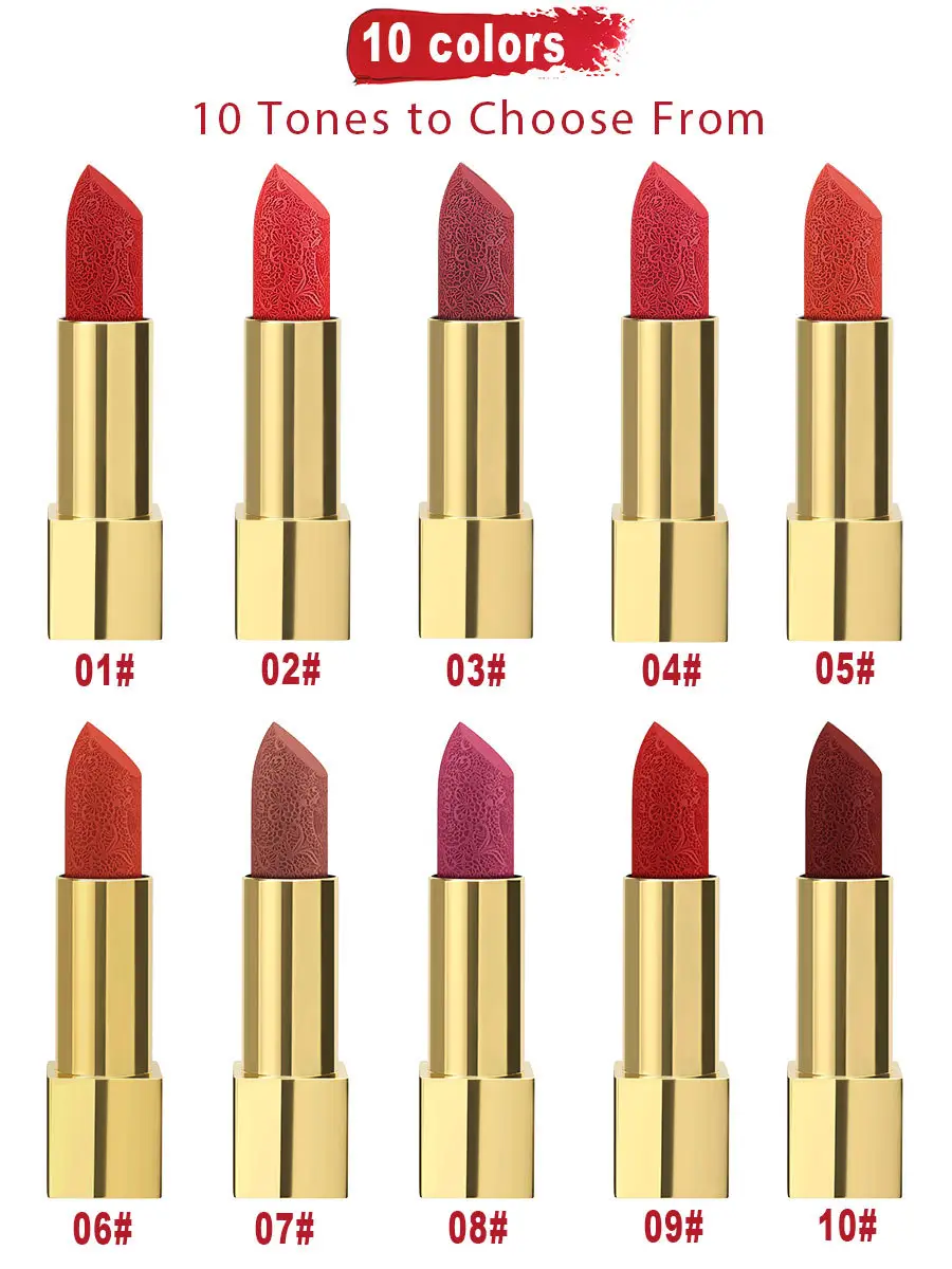 Matte Matte Lipstick Student Party Not Easy to Stain Lip Glaze Set Bright Moisturizing Nude Lipstick Customization — feature 14