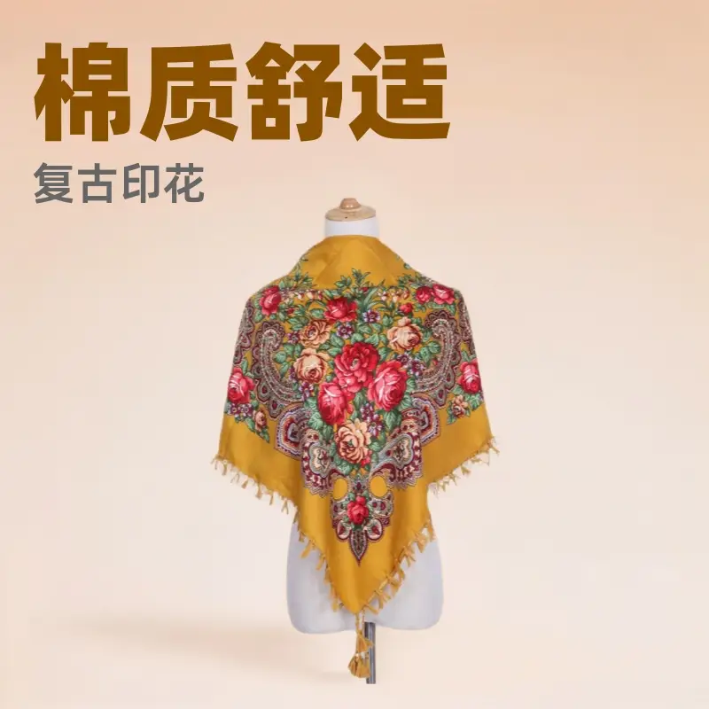 Ethnic Cotton Turban Women's Spring Scarf