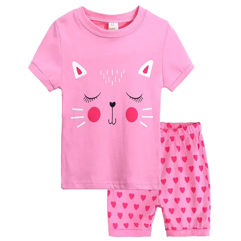 Purple Heart Print Boys T-Shirt & Shorts Set - Image 18