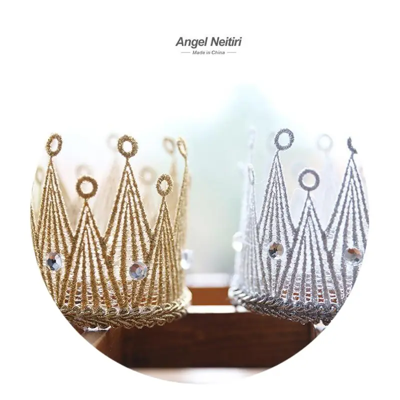 Gold & Silver Princess Baby Hairbands for Girls