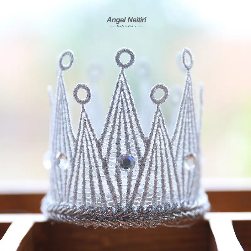 Gold & Silver Princess Baby Hairbands for Girls - Image 2