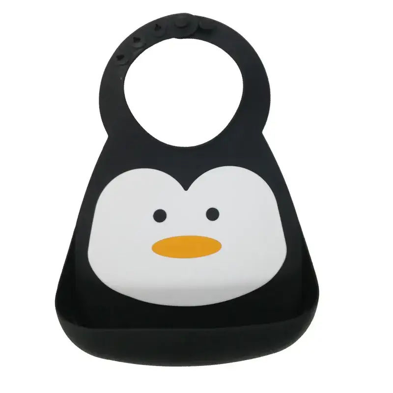 Adjustable Silicone Baby Bib with Bow for Newborns - Image 17