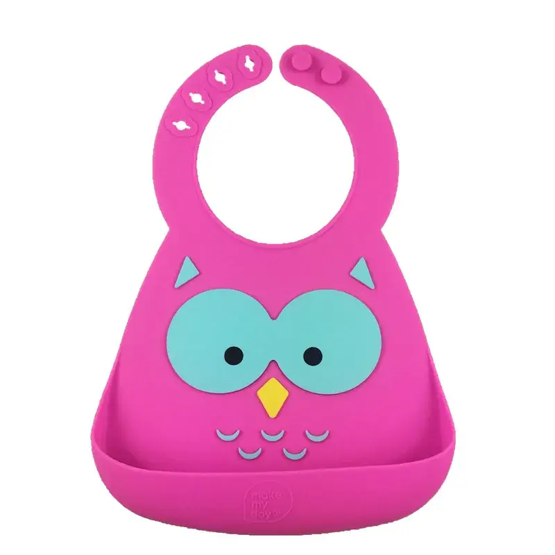 Adjustable Silicone Baby Bib with Bow for Newborns - Image 15
