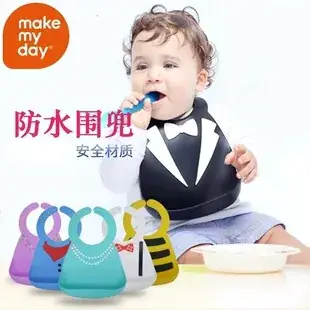 Adjustable Silicone Baby Bib with Bow for Newborns — feature 8