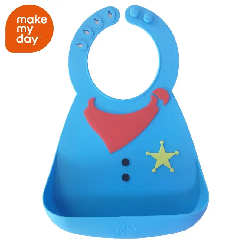 Adjustable Silicone Baby Bib with Bow for Newborns - Image 7