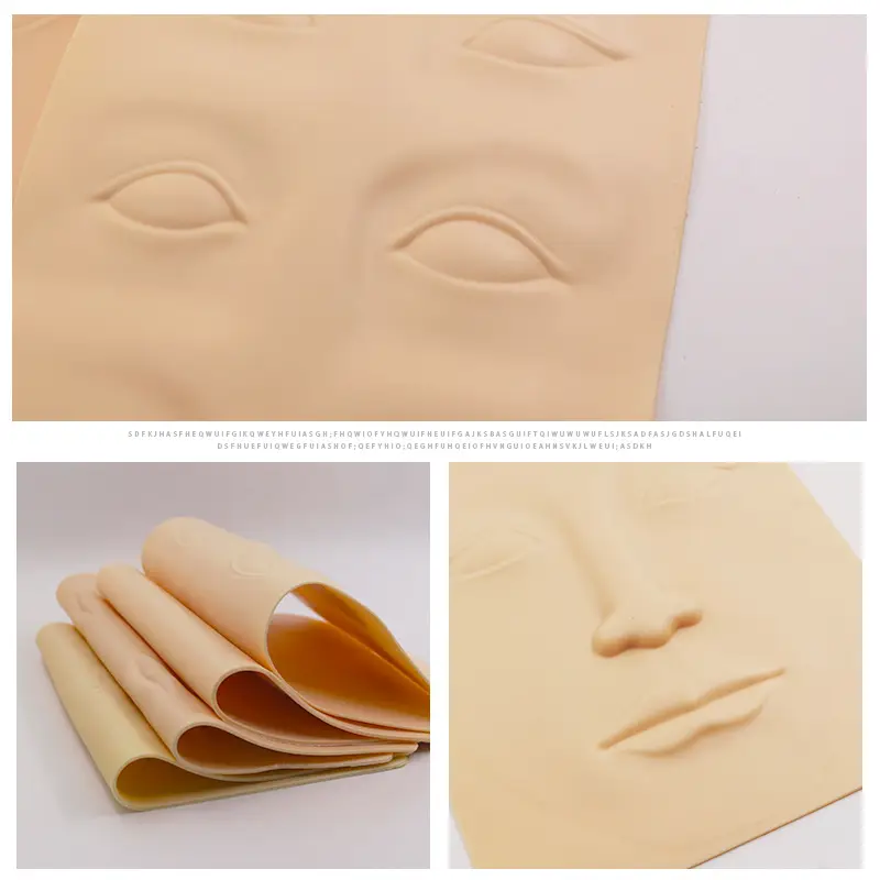 Silicone Eyebrow Practice Mask 19cm