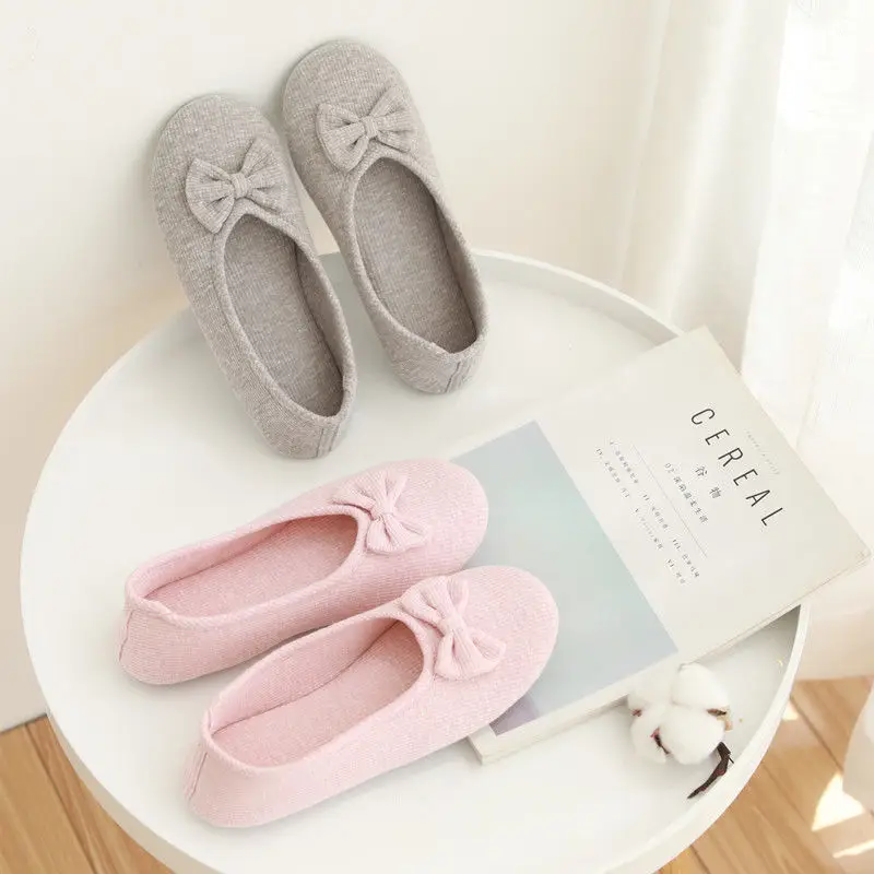 Postpartum Shoes for Spring and Autumn, Closed-Back Cotton Slippers, Breathable, Non-Slip, Indoor Soft-Soled Floor Shoes, Large Size Slippers for All Seasons — feature 16