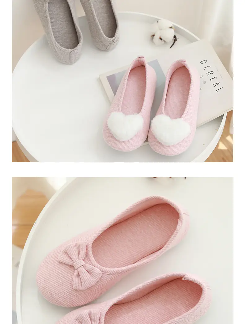 Postpartum Shoes for Spring and Autumn, Closed-Back Cotton Slippers, Breathable, Non-Slip, Indoor Soft-Soled Floor Shoes, Large Size Slippers for All Seasons — feature 20