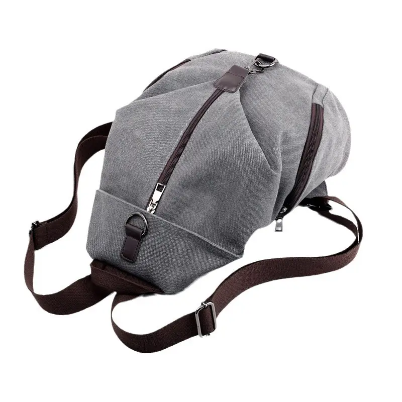 2025 Canvas Women's Backpack Retro College Style Blue - Image 10
