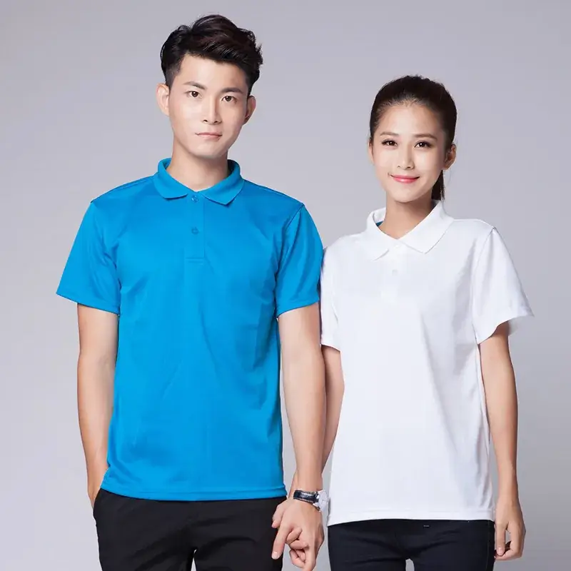 Light Blue Polo Shirt Free Customization