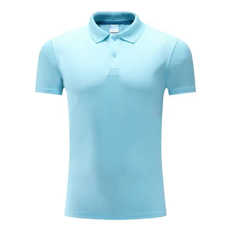 Light Blue Polo Shirt Free Customization