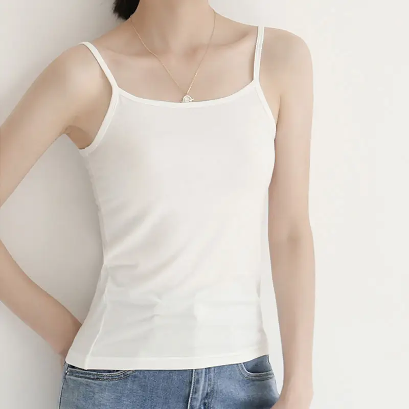 Women's Camisole Spring Summer Slim Elastic Top - Image 9