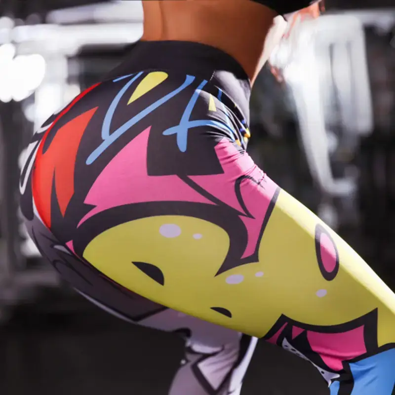 2018 Cross Border Explosion Cartoon Yoga Pants