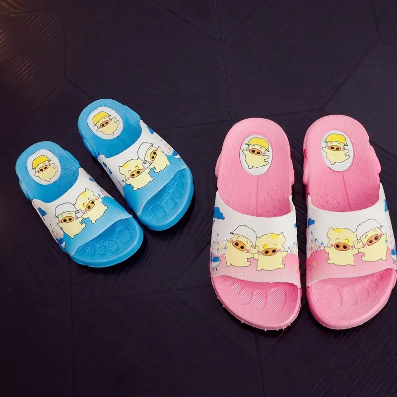 【Super Value Special Offer】Korean-Style New Summer Model Maitou Pig Parent-Child Non-Slip Thick-Soled Bathroom Soft-Soled Slippers - Image 4