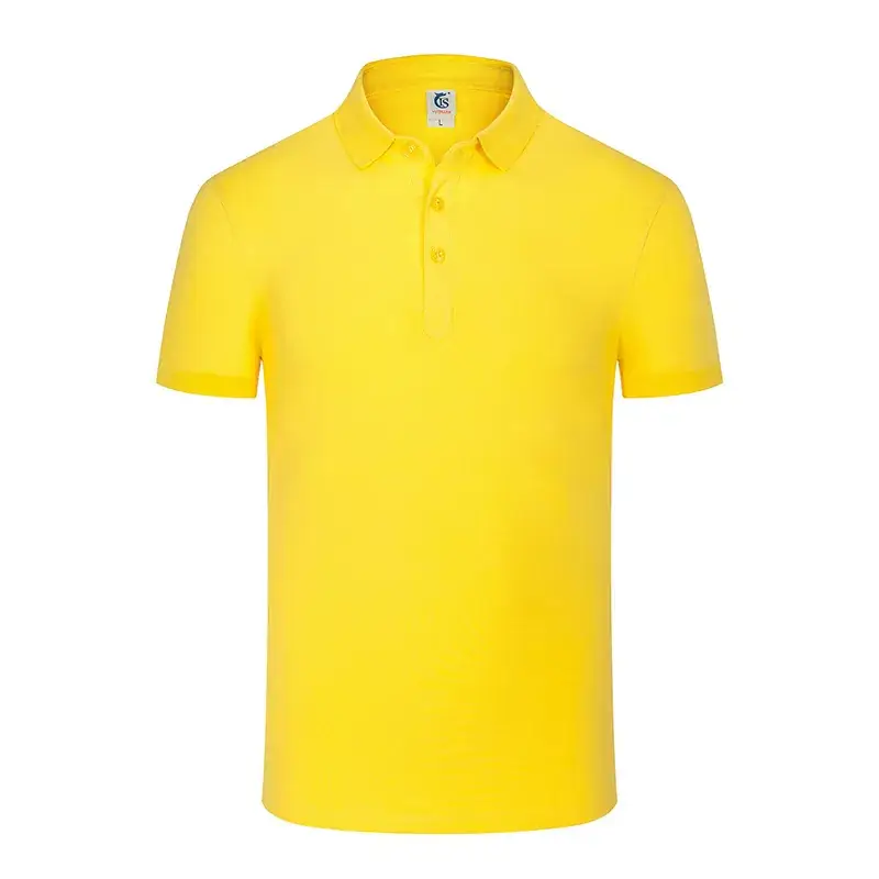 Men Pure Cotton Ice Pearl Polo Shirt Black - Image 12