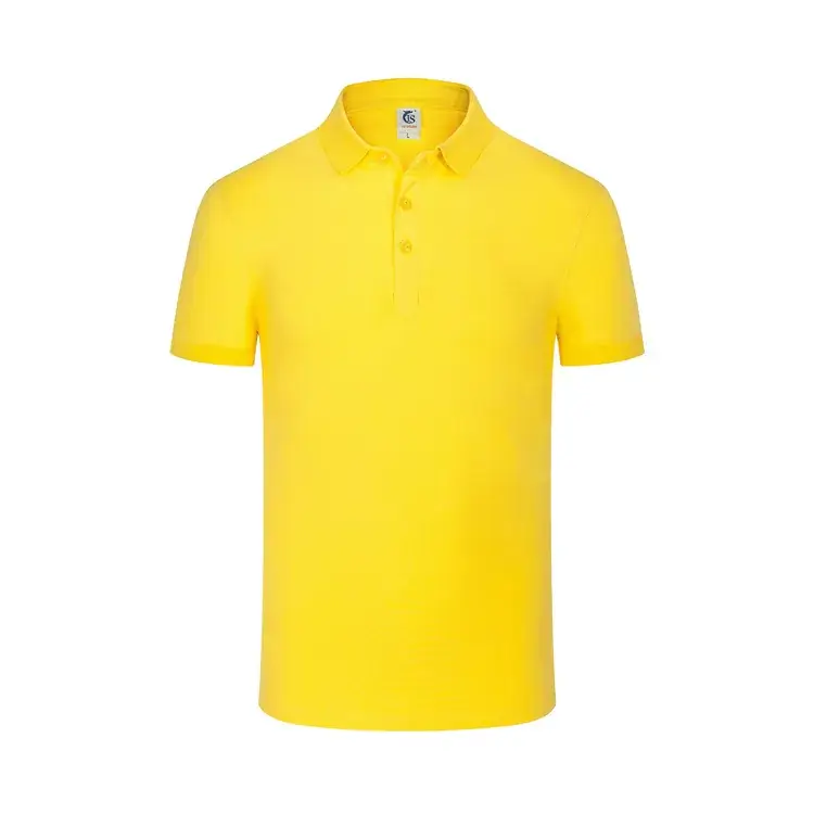 Men Pure Cotton Ice Pearl Polo Shirt Black - Image 3