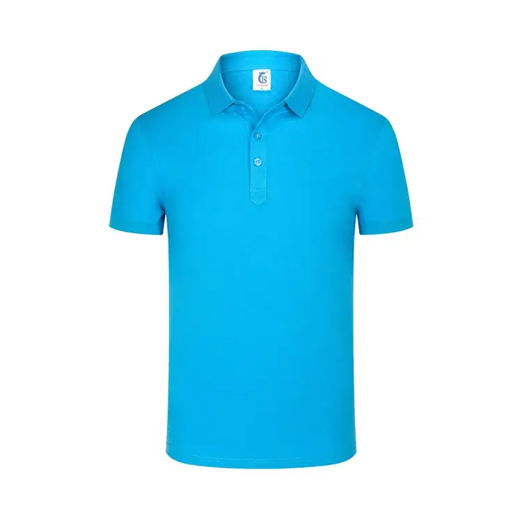 Men Pure Cotton Ice Pearl Polo Shirt Black - Image 5