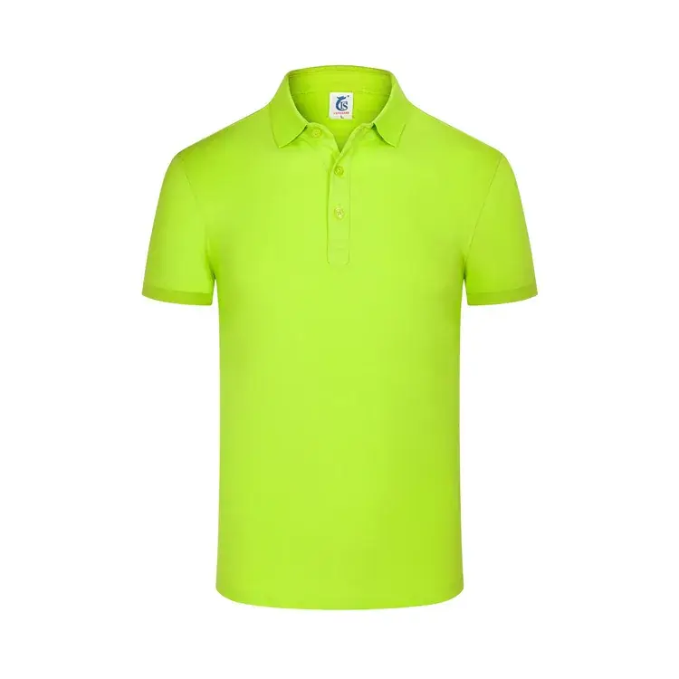 Men Pure Cotton Ice Pearl Polo Shirt Black - Image 7