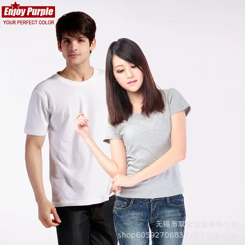 Summer T-Shirt Pure Cotton Solid Color Round Neck Short Sleeve — feature 11