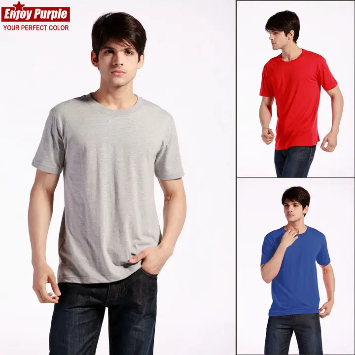 Summer T-Shirt Pure Cotton Solid Color Round Neck Short Sleeve — feature 14