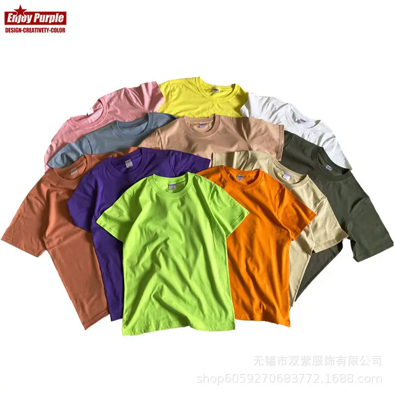Summer T-Shirt Pure Cotton Solid Color Round Neck Short Sleeve — feature 6