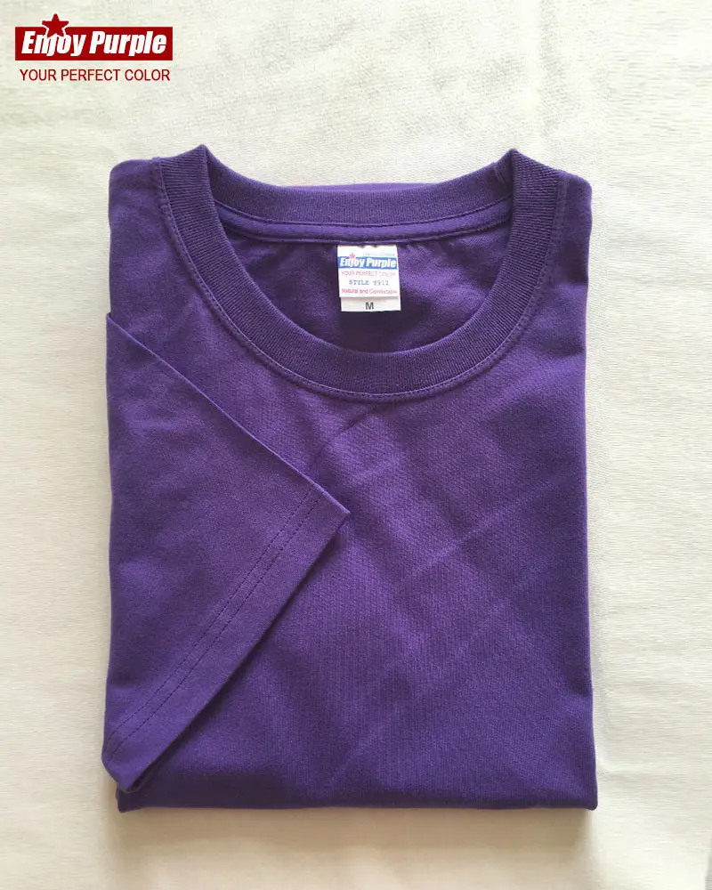 Summer T-Shirt Pure Cotton Solid Color Round Neck Short Sleeve - Image 18