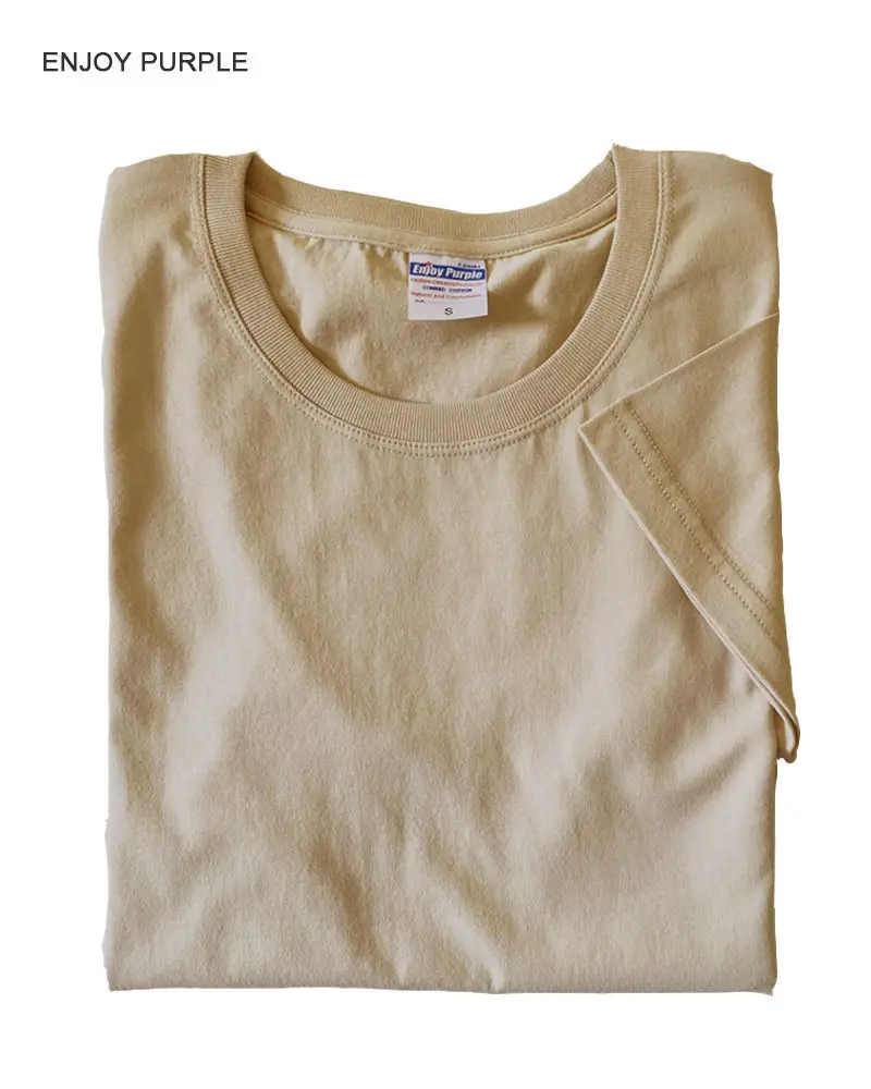 Summer T-Shirt Pure Cotton Solid Color Round Neck Short Sleeve - Image 24