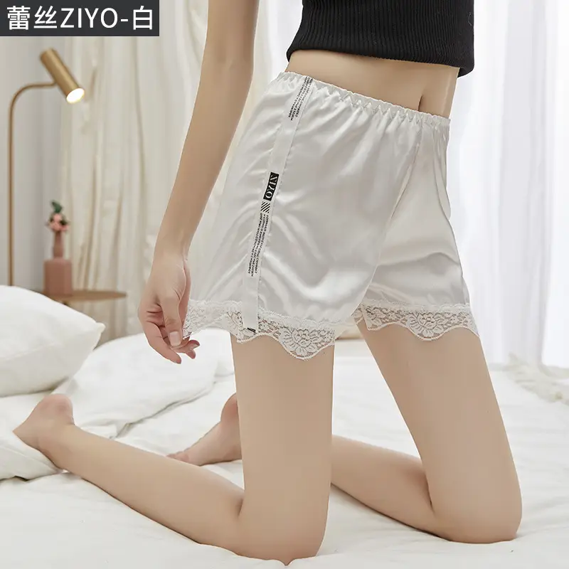 Sexy Lace Trimmed Women's Safety Pants All-match