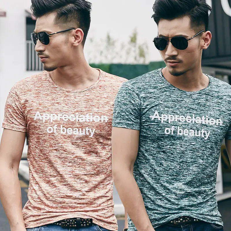 Men Printed Short Sleeve T-Shirt Calvin Klein Grey - Image 10