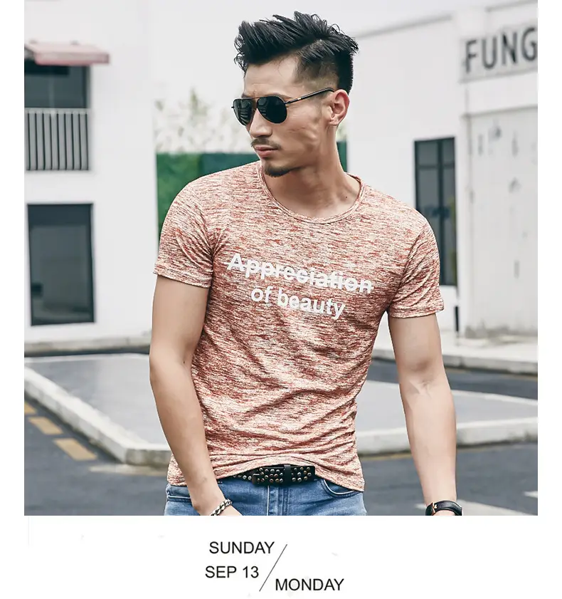 Men Printed Short Sleeve T-Shirt Calvin Klein Grey — feature 25