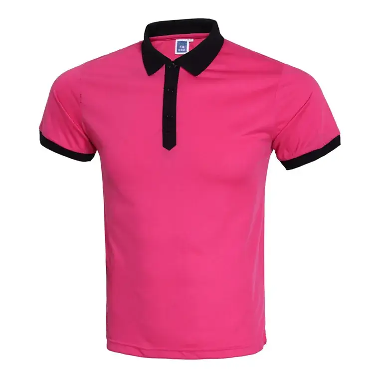 Men Cotton Polo Shirt White Blue Summer - Image 10