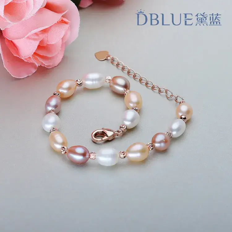 2018 Pearl Bracelet Lobster Tail Chain Buckle Freshwater Pearl - Image 3