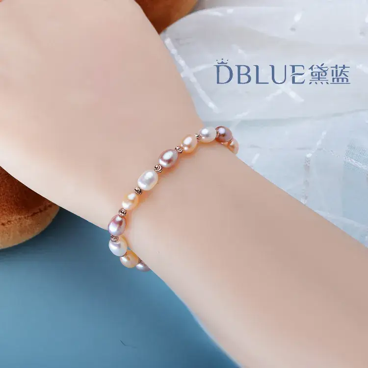 2018 Pearl Bracelet Lobster Tail Chain Buckle Freshwater Pearl - Image 4