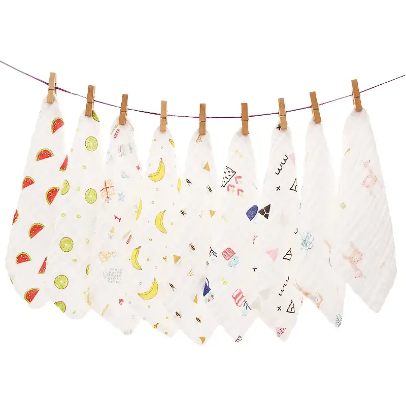Baby Towel 30x30 Cotton Anti-Vomiting Kids Bib