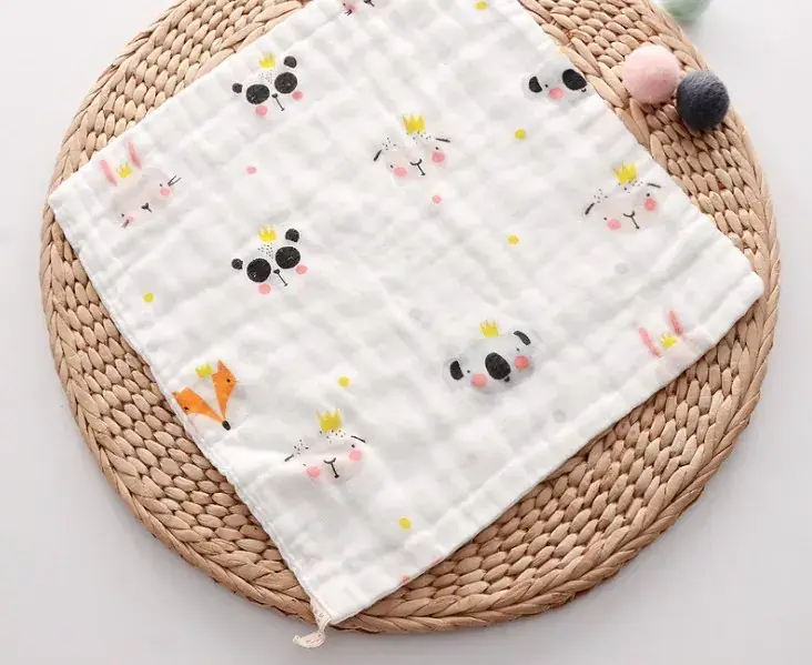 Baby Towel 30x30 Cotton Anti-Vomiting Kids Bib