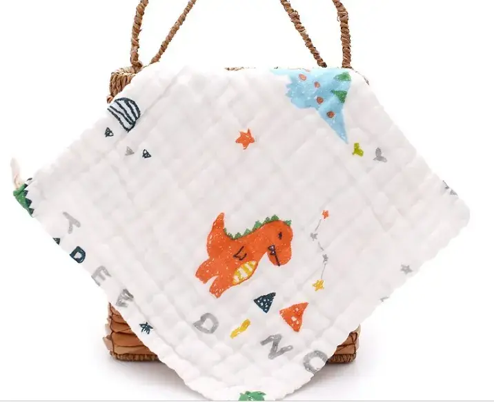 Baby Towel 30x30 Cotton Anti-Vomiting Kids Bib