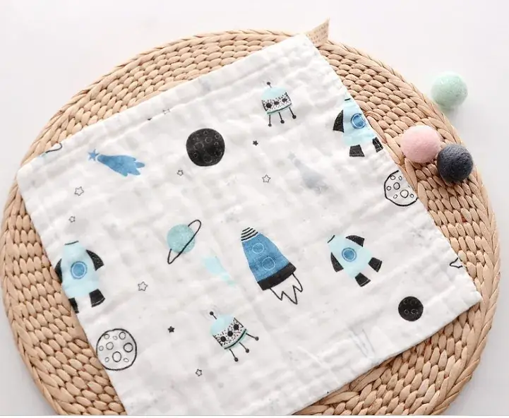 Baby Towel 30x30 Cotton Anti-Vomiting Kids Bib