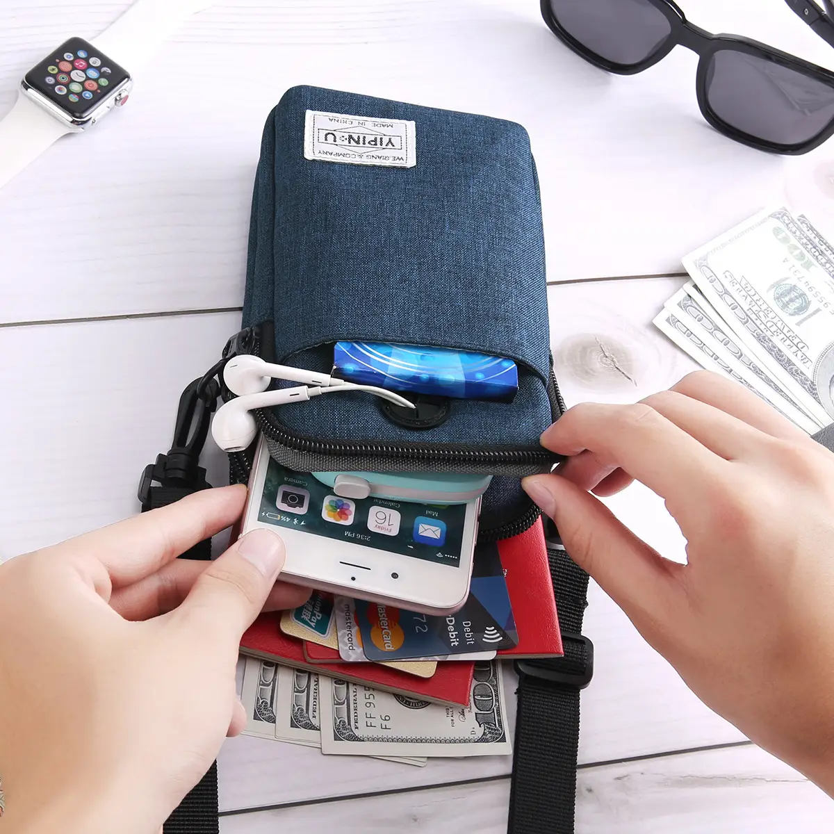 Mini Shoulder Bag Women's Korean Style Multi-functional Mobile Phone Bag - Image 5