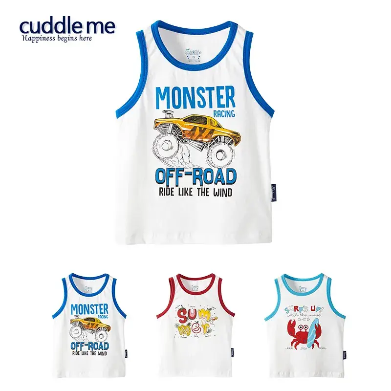 Kids Boys Vest Red Crab Summer 2018