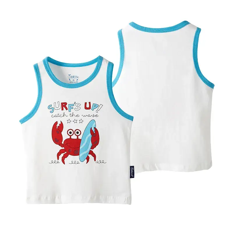 Kids Boys Vest Red Crab Summer 2018