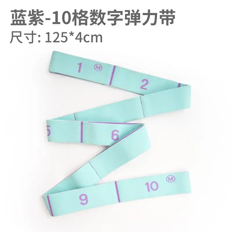 Cross-Border Supply of Yoga Resistance Bands, Fitness Resistance Bands, Dance Training Bands for Adults and Children, Digital Stretch Resistance Bands - Image 20
