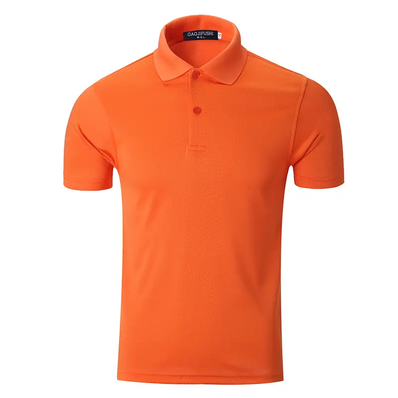 Men Yellow Polo T-Shirt with Logo Custom Print