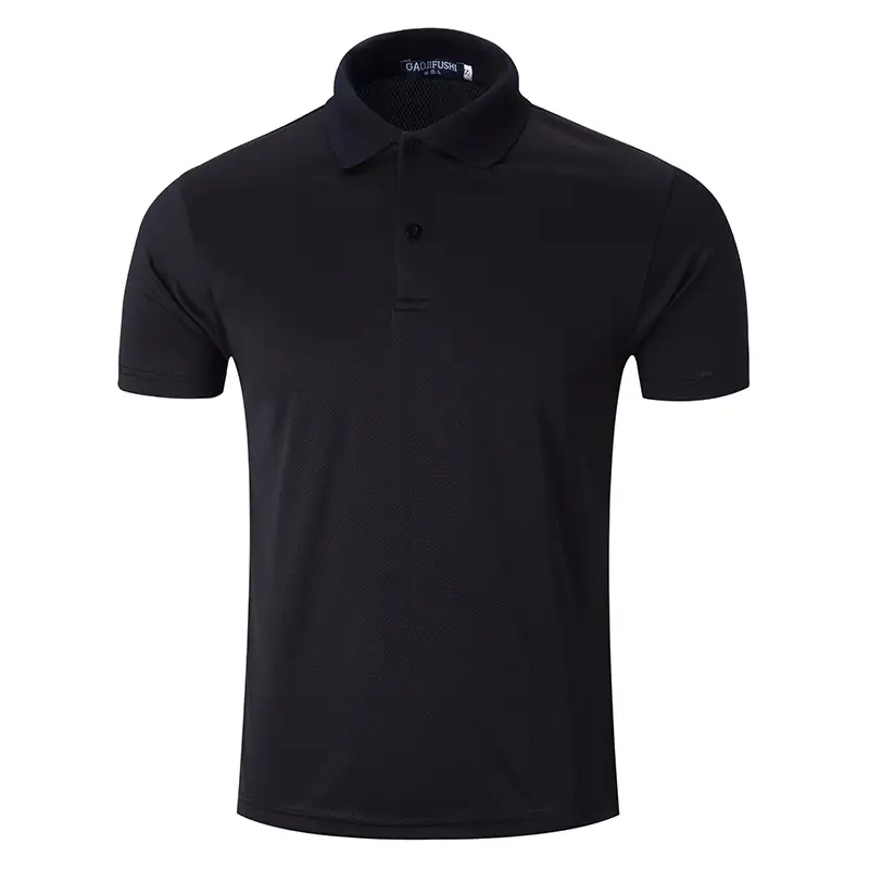 Men Yellow Polo T-Shirt with Logo Custom Print