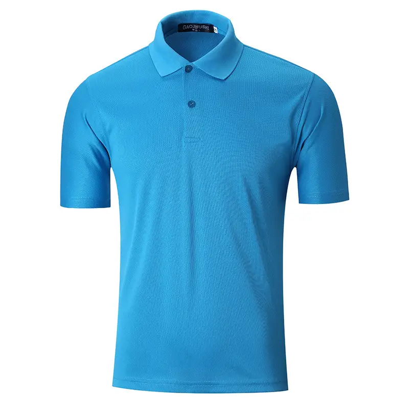 Men Yellow Polo T-Shirt with Logo Custom Print