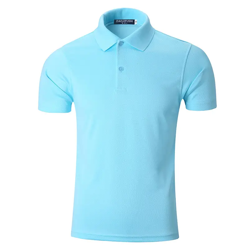 Men Yellow Polo T-Shirt with Logo Custom Print